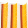 Air Sable Flat Vivid Tone Orange 4 Lines (C Curl0.15mm, 8 MM)