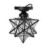 Durable Moravian Star Flush Mount Ceiling Light Lamp Glass Lighting Fixture NEW