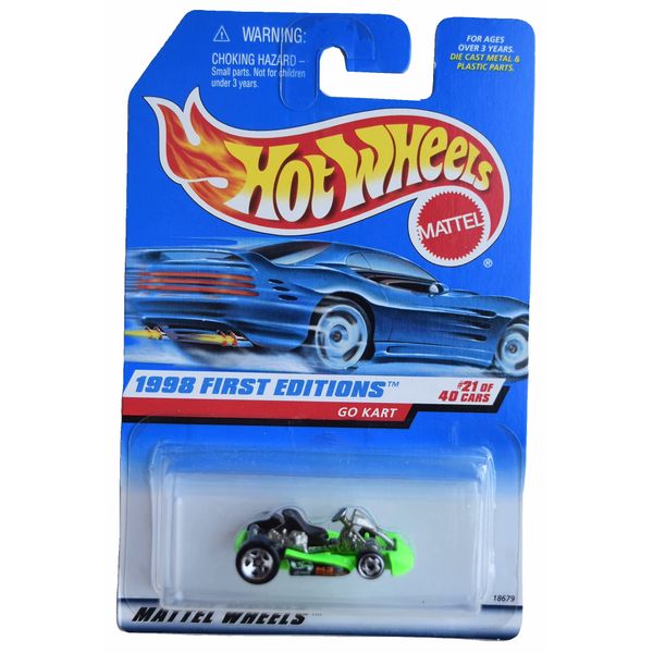Hot Wheels Go Kart, [Green] 1998 First Editions 21/40