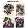 Surflyee Tattoo Skin Practice Blank , Double-sides 8 PCS Tattooing Practice Skin for Needle Machine Beginners and Experienced Artists