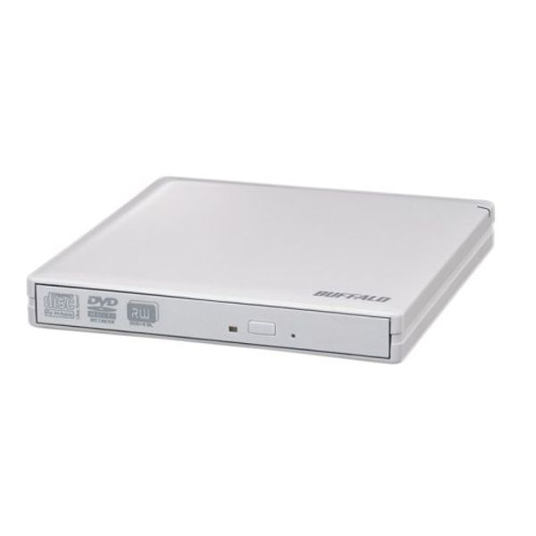 BUFFALO USB 2.0 External Portable DVD Drive DVSM-PN58U2V-WH