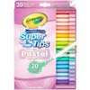 Crayola Super Tips,  20 Washable Markers,  Pastel