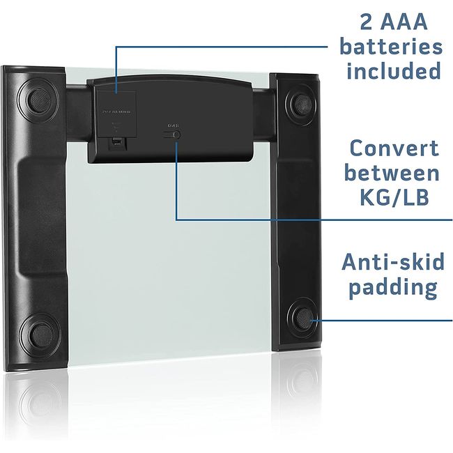  Health o meter Extra Wide Glass Digital Scale for Body