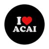 I Love Acai PopSockets mit austauschbarem PopGrip