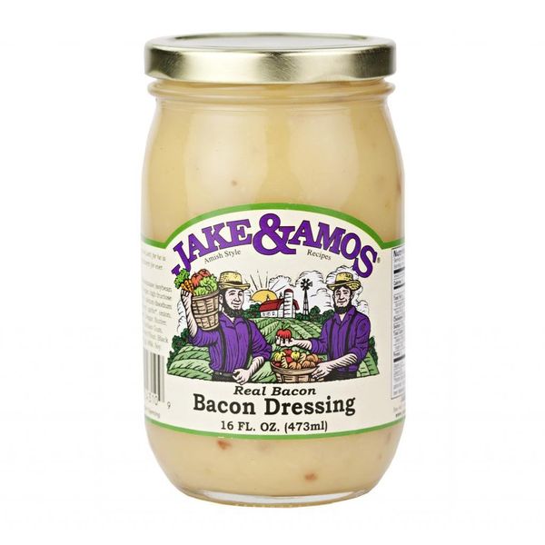 Jake & Amos Real Bacon Salad Dressing, 17 Oz. Jar