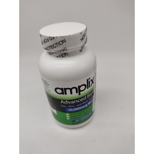 Amplixin Advanced+ Biotin Supplement - Hair Vitamins For Faster Growth,...