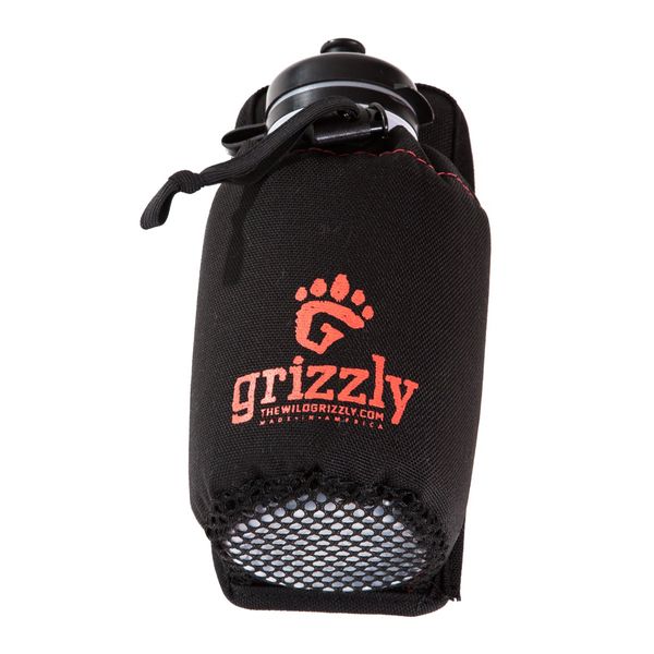 Grizzly Snake River Adjustable Water Bottle Holder and Grizzly Wilderness Medium Gear Bag Combination. Hiking Walking, Birding, Photography, Dog Walking Attach to Belts or Grizzly Dakota Utility Belt