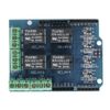 Hailege 5V 4 Channel Relay Shield for Uno