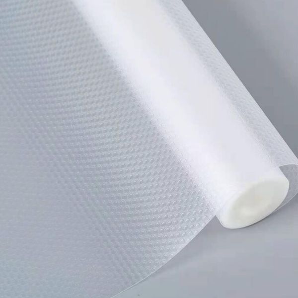 Cupboard Sheet 11.8 x 23.6 x 23.6 inches (30 x 600 cm) / 17.7 x 236.6 inches (45 x 600 cm), Cushion Sheet, Closet Sheet, Shelf Liner, Kitchen Sheet, Transparent, Made of EVA, Protective Mat,