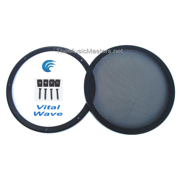 1X 10" inch Sub Woofer "Clipless" Fine Mesh GRILL Speaker Protective Cover VWLTW