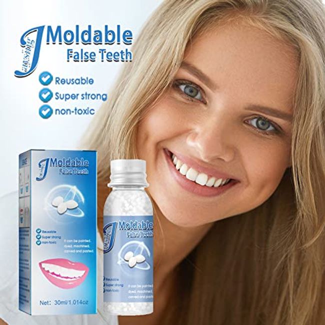 Teeth Repair Temporary Fix Kit Fitting Beads Reusable Fast Moldable False  Tooth