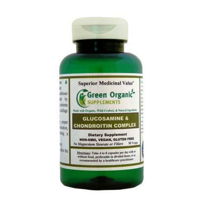 Green Organic Supplements' Joint Pain, Glucosamine & Chondroitin