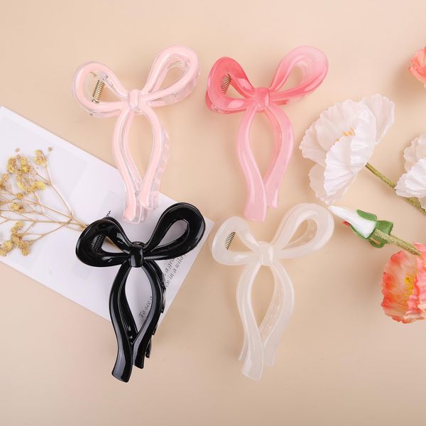 4 Pcs Bow Hair Clips Elegant Hair Claw Butterfly Hair Accessories for Girls Hair Styling Accessories for Women