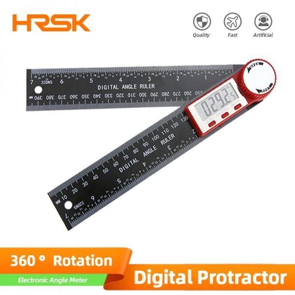 [Kero] 315733 Digital Protractor Angle Ruler Metric Goniometer 360 Degree Stainless Steel Right Angle Measuring Tool Meter