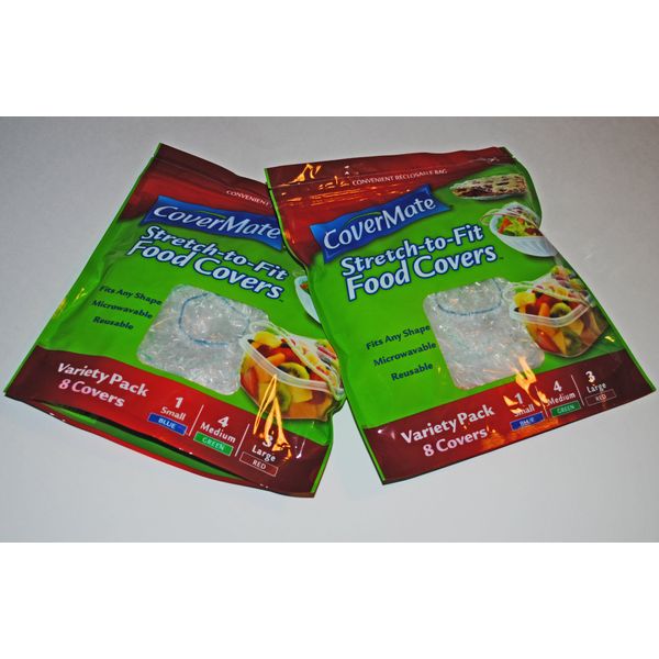 Covermate Stretch-to-fit Food Covers (2 Pack)