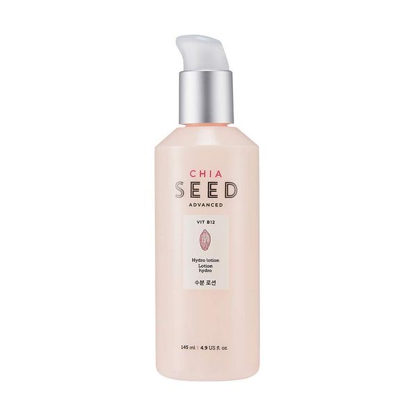 THE FACE SHOP Chia Seed Hydro Lotion | Soft Hydrating Lotion for Skin Moisturizing & Nourishing without Sticky Residue | Formulated for Intense, Upgraded & Hydrating Care, 4.9 Fl Oz