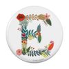 Letter E Floral Monogram Initial Kitchen Refrigerator Locker Button Magnet