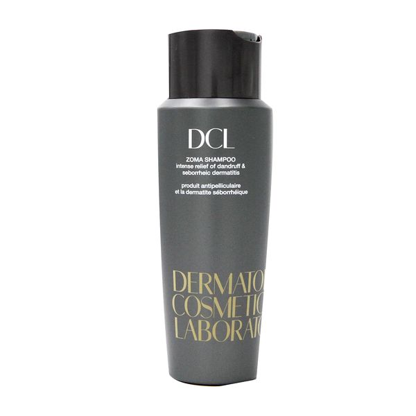 DCL Skincare Zoma Shampoo dry scalp care relieves the itching, flaking, scaling of dandruff and seborrheic dermatitis with Zinc Pyrithione