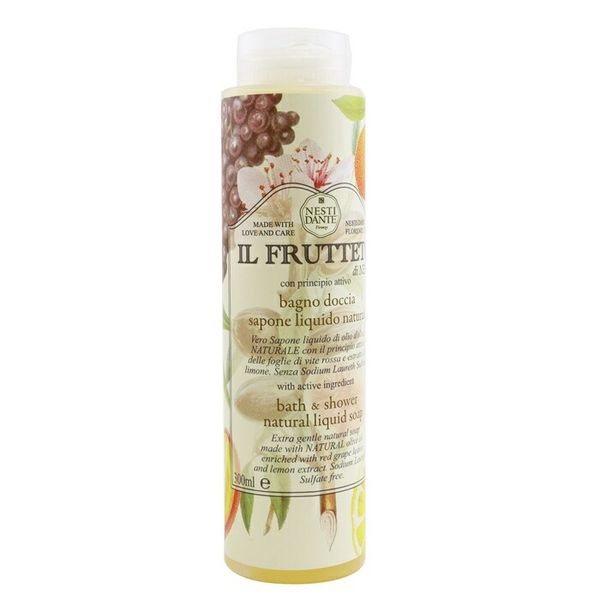 月間優良ショップ受賞 Nesti Dante IL Frutteto Bath &amp; Shower Natural Liquid Soap With Red Grape Leaves &amp; Lemon Extract ネスティダンテ イル フルッテット バス&amp;シャワー ナチ  海外通販