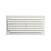 TIMCO Timloc White - 6x3 - Plastic Internal Louvre Mini Vent Flyscreen