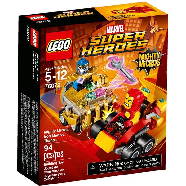 LEGO 76072 "Mighty Micros Iron Man vs Thanos Building Toy
