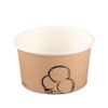 VEPATIM 50 Eisbecher aus Karton mit passendem Deckel 150ml Ø8.5cm