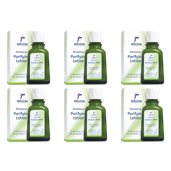 (6 PACK) - Weleda - Aknedoron Purifying Lotion | 50ml | 6 PACK BUNDLE