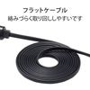 Elecom HS-EP20UBK Headset Earphone Microphone USB Connection Monaural Black