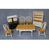 1/12th Scale White Kitchen Set for Dolls House