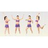 FOS JAPAN Stretching Exercise Training X-Shape Skeleton Expander(Blue/Hard)