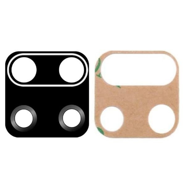 Bcmhub Back Rear Camera Glass Lens Replacement Compatible with Xiaomi Redmi Note 9 / Note 9S - Incl. Double Sided Adhesive,