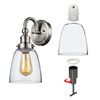 sourcing map E14 Socket Ring Removal Tool T Type with Lamp Shade Socket Rings for Medium Base, Light Replacing Accessories, White Pack of 5
