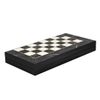 19 Inch Wooden Black Marble Design Chess & Backgammon Set