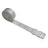 Benristraps 25mm Webbing Strap with Quick-Release Buckle (white, 2 metres)
