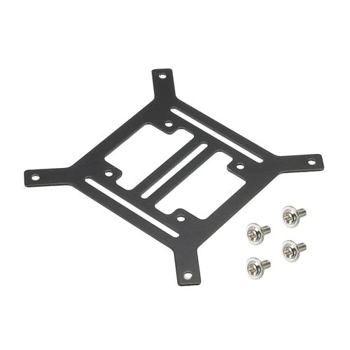 MECCANIXITY Water Cooling Pump Radiator Support Holder, Flat Water Pump Bracket 120x120x1.4mm Black Pack of 2