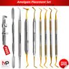 10Pcs Amalgam Placement Composite Filling Instruments Tooth Shaping Contouring