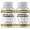 IMMUNO XCELL - Immune System Accelerator - 120 Capsules - 2 Bottles