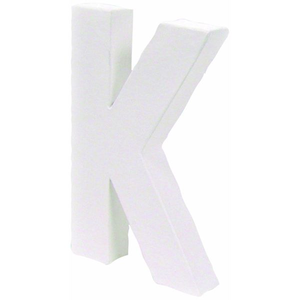 Decopatch Letter K Mache AC157O, White