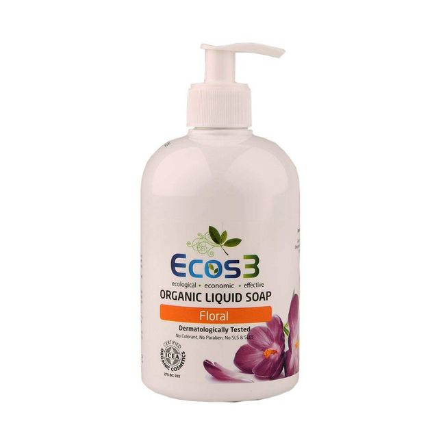 Ecos3 Floral Organik Sıvı Sabun (1 x 500 mL)