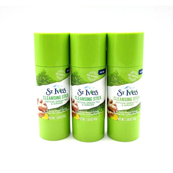 St Ives Cleansing Stick Matcha Green Tea & Ginger ~ 1.59 oz / 45 g