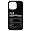 iPhone 13 Pro Kiko Nutrition Facts: Funny Name Smartphone Case