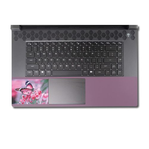 MightySkins Skin Compatible with Alienware M17 R5 (2022) Full Wrap Kit - Pink Monarch | Protective, Durable, and Unique Vinyl Decal wrap Cover | Easy to Apply & Change Styles | Made in The USA
