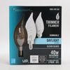 NEW Ecosmart 40W Daylight Dimmable E12 Candelabra Base LED Glass Bulb 12 Count