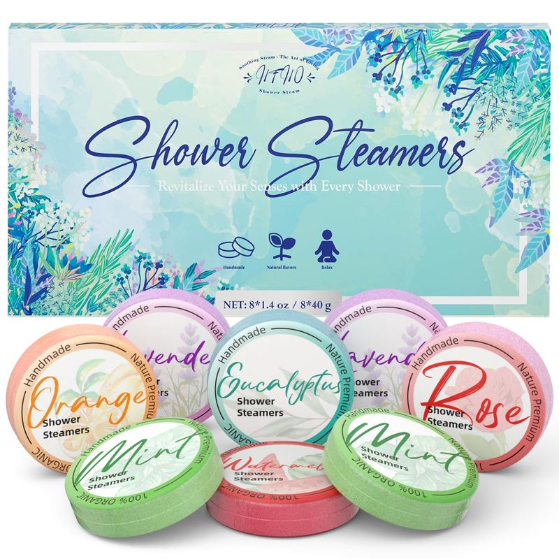 Shower Steamers Aromatherapy 8 PACK - Gifts for Women, Shower Bombs ...