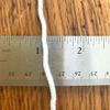 20 Yards White String Soft Round Elastic Bands for sewing DIY Core cord Ear loop