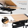 Adjustable Drafting Drawing Table Craft Tiltable Tabletop with Stool Cozy Stool