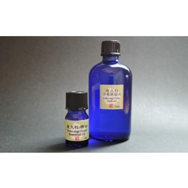 Hometown Tax Yakusugi Essential Oil (5ml) &amp; Yakusugi Fragrance Distilled Water (100ml) Set Limited to 10 Sets per Month Yakushima Town, Kagoshima Prefecture