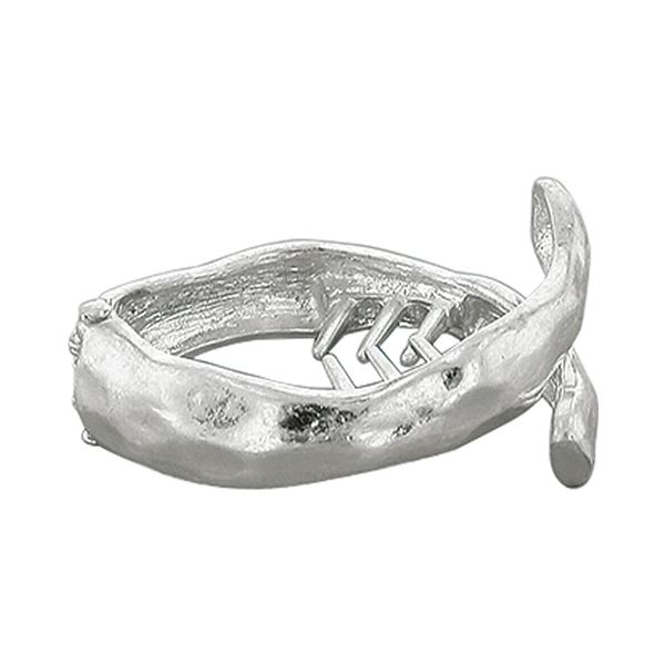 Flower Ring HTC0040-SV Tail Clutch (No Size), Slap Parts, Silver