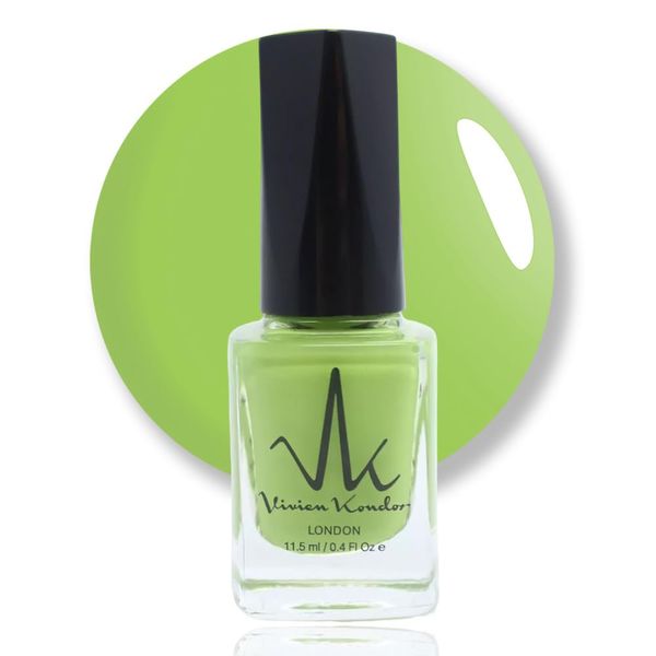 Lime Green Classic Nail Polish Quick Drying Nail Varnish Long lasting No UV Need Vegan Classic Nail Polish