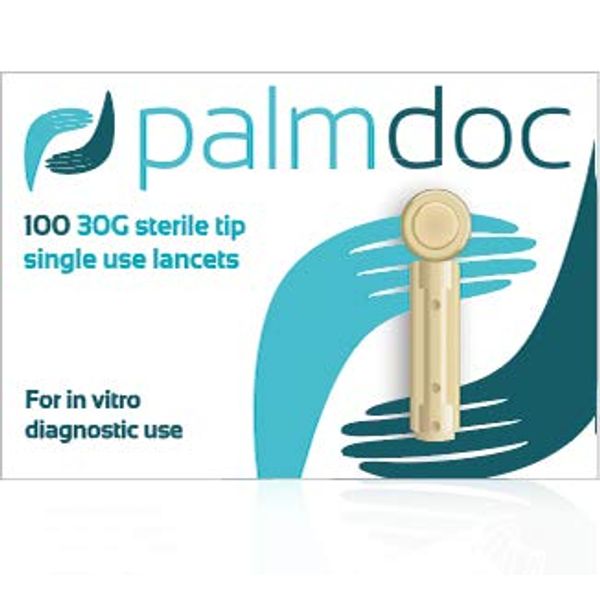 Palmdoc Single Use Lancets for Blood Glucose Monitors